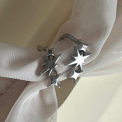 [ matte silver ] ptolemaeus ring [ free size ]