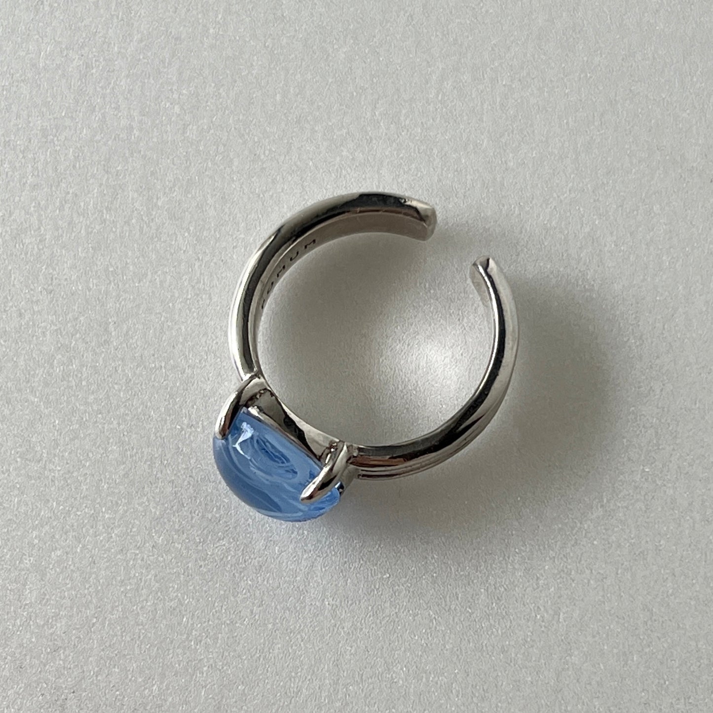 [ sapphire marble ] trois silver