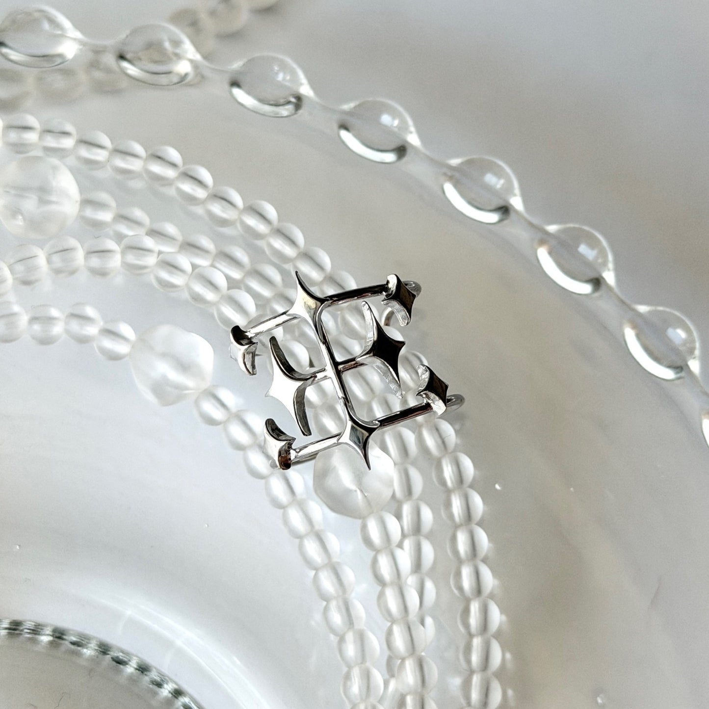 [ vitrum ] ring silver