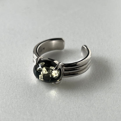 [ black amber ] trois silver
