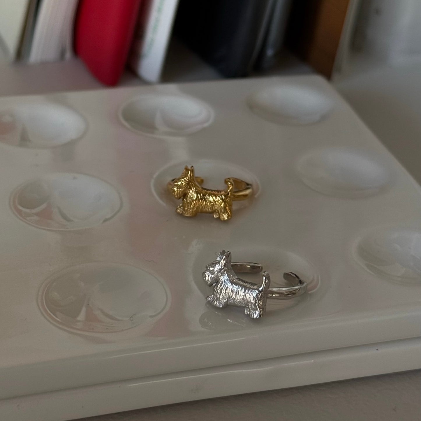 [ gold ] terrier pinky [ free size ]