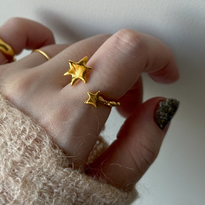 [ gold ] multiple star [ free size ]