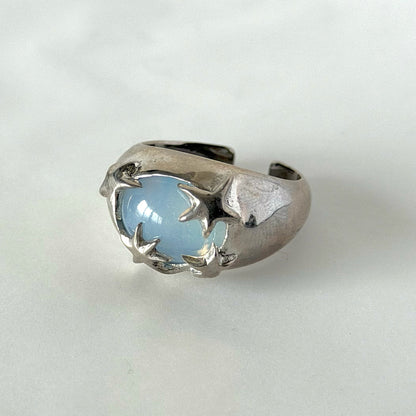 [ dew ] twinkle ring silver