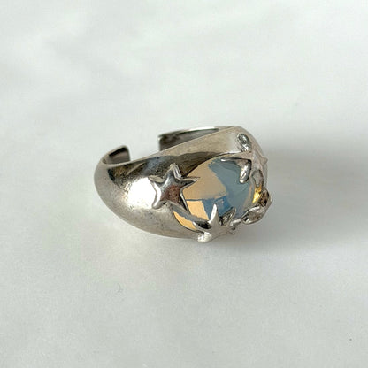 [ dew ] twinkle ring silver