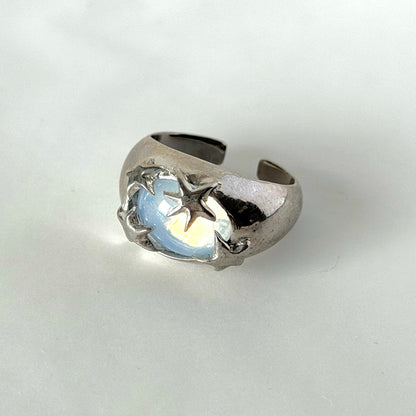 [ dew ] twinkle ring silver