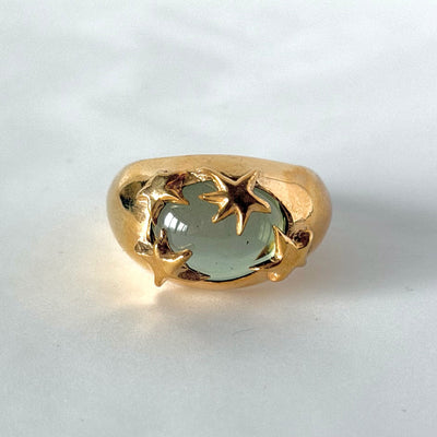 [ light green ] twinkle ring gold