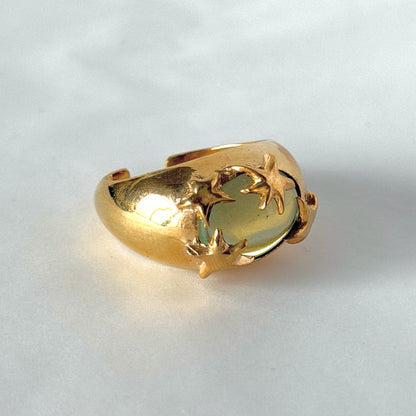 [ light green ] twinkle ring gold