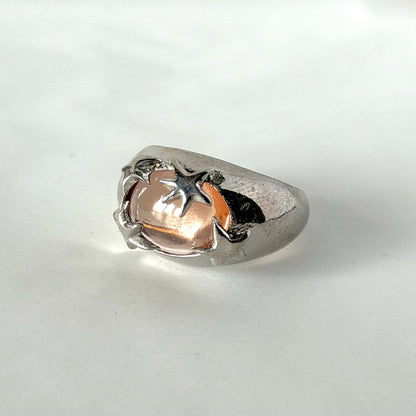 [ blush ] twinkle ring silver