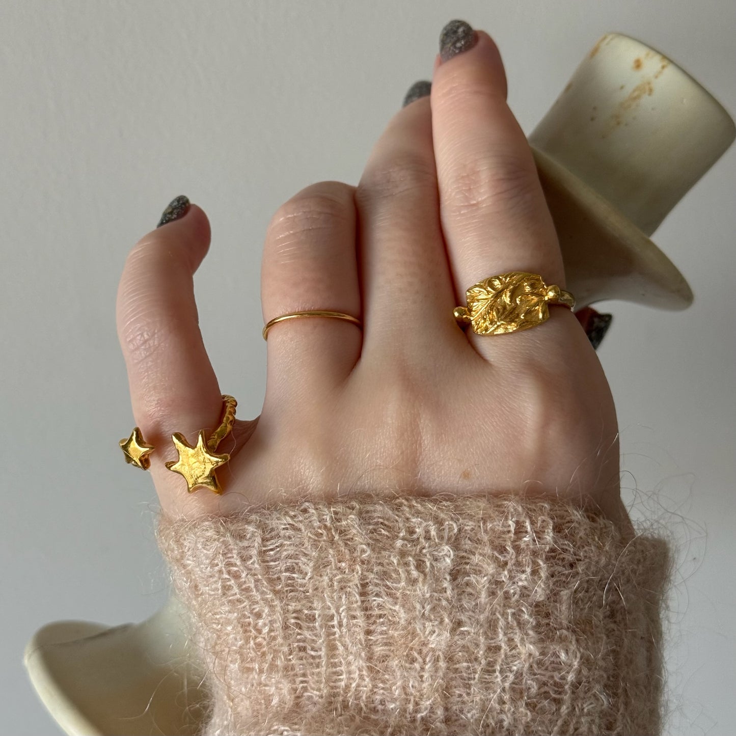 [ gold ] multiple star [ free size ]