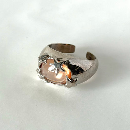 [ blush ] twinkle ring silver