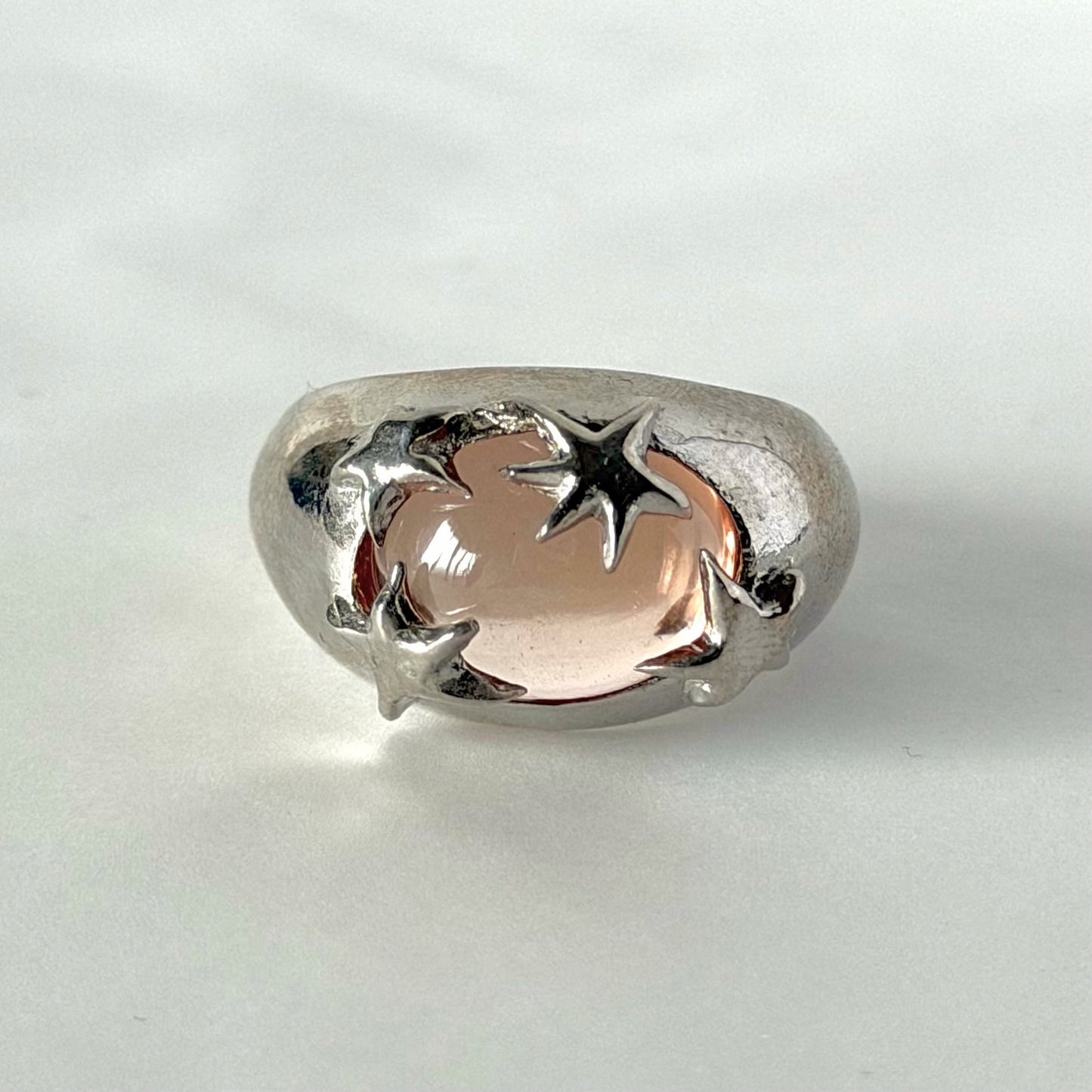 [ blush ] twinkle ring silver
