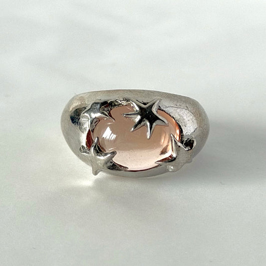 [ blush ] twinkle ring silver