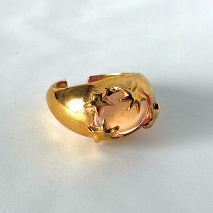 [ blush ] twinkle ring gold
