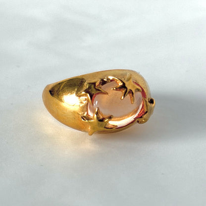 [ blush ] twinkle ring gold