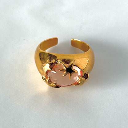 [ blush ] twinkle ring gold