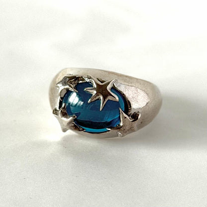 [ apatite ] twinkle ring silver