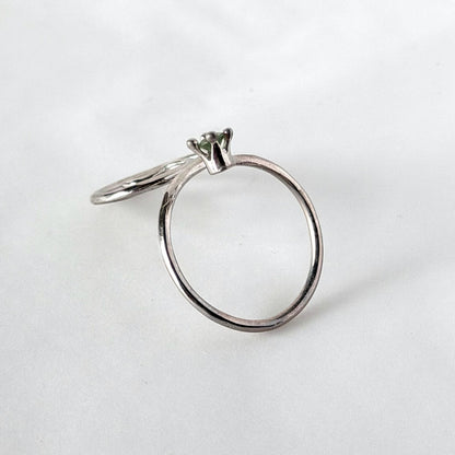 [ green apetite ] swirl ring silver