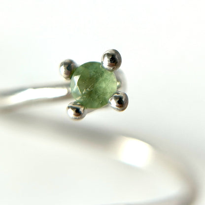 [ green apetite ] swirl ring silver