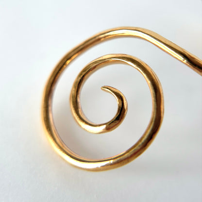 [ green apetite ] swirl ring gold