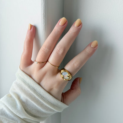 [ dew ] twinkle ring gold