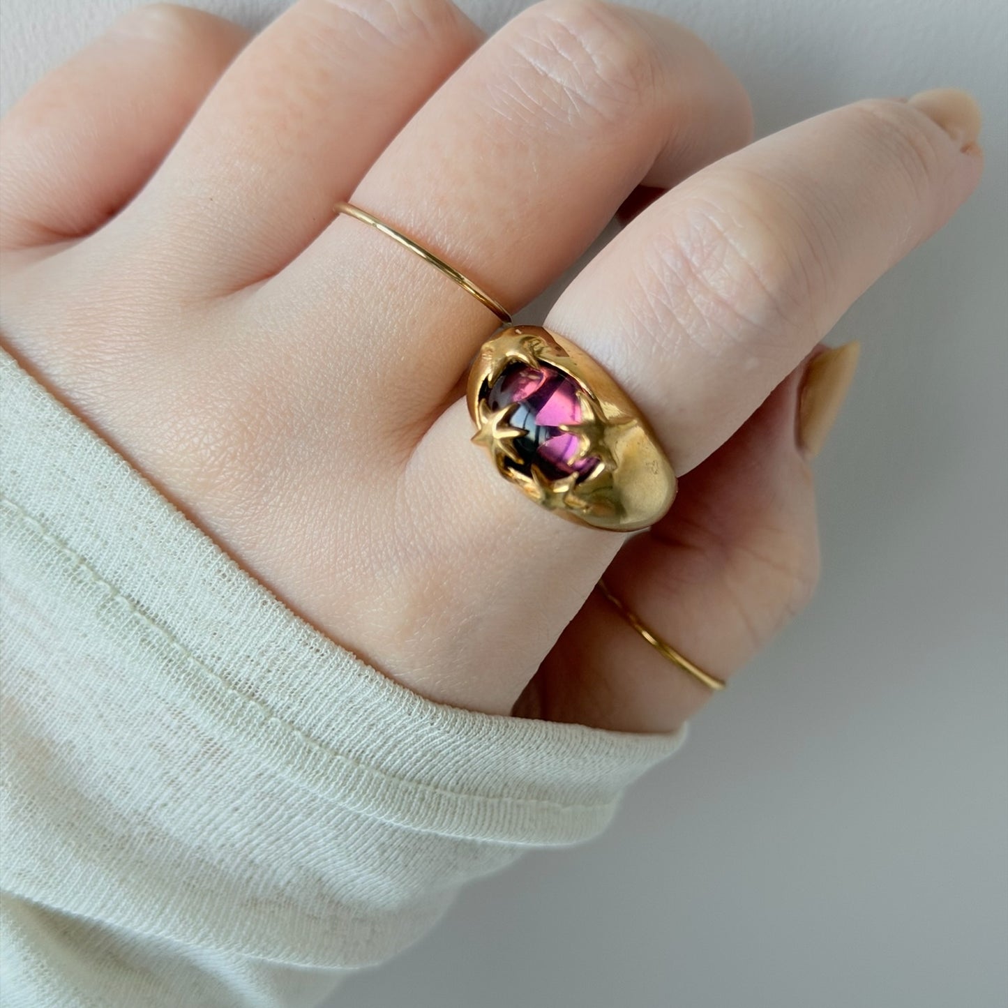 [ wine ] twinkle ring gold