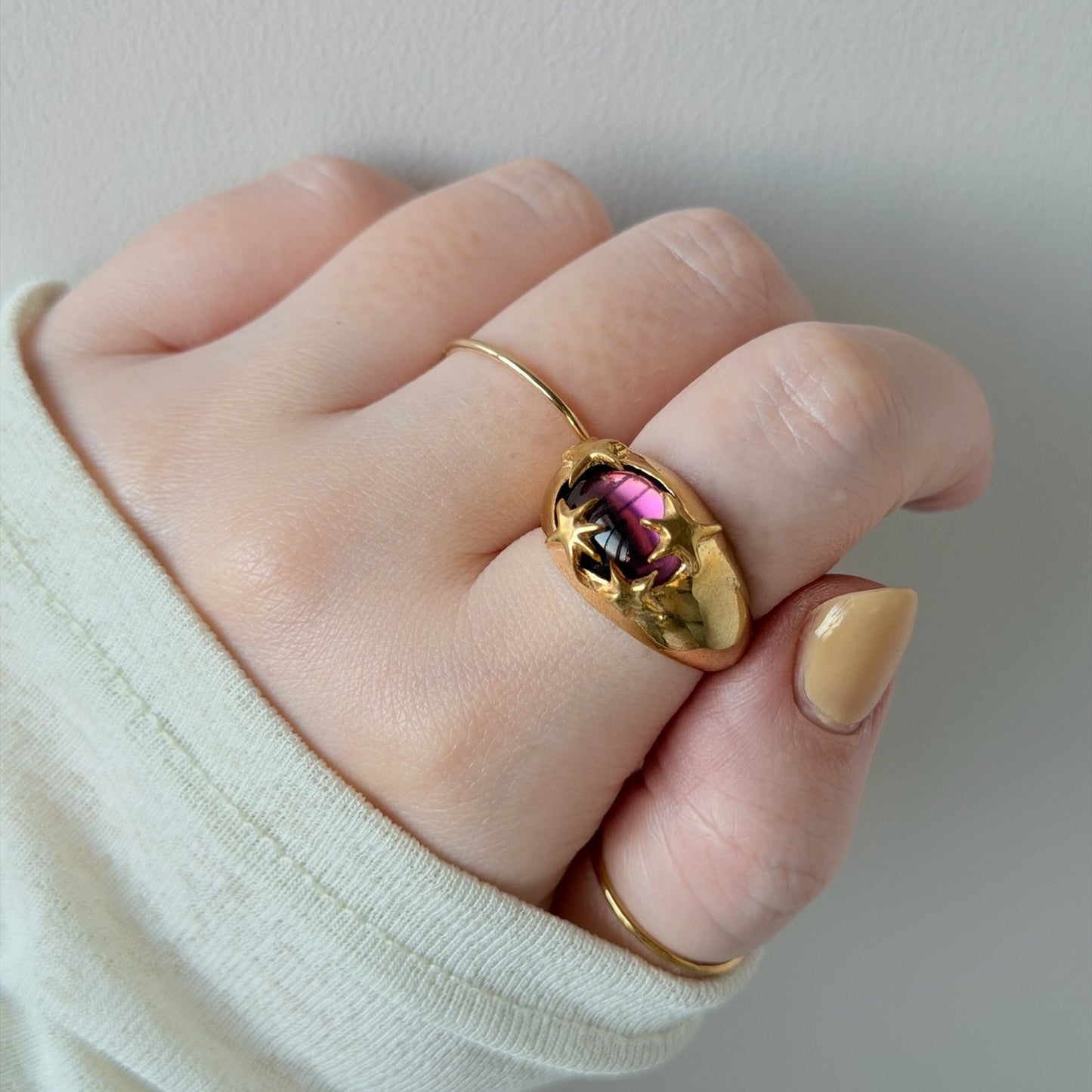 [ wine ] twinkle ring gold