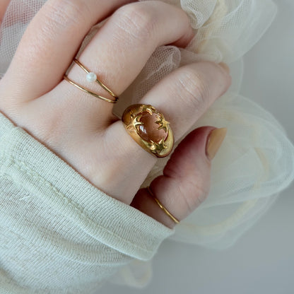[ blush ] twinkle ring gold