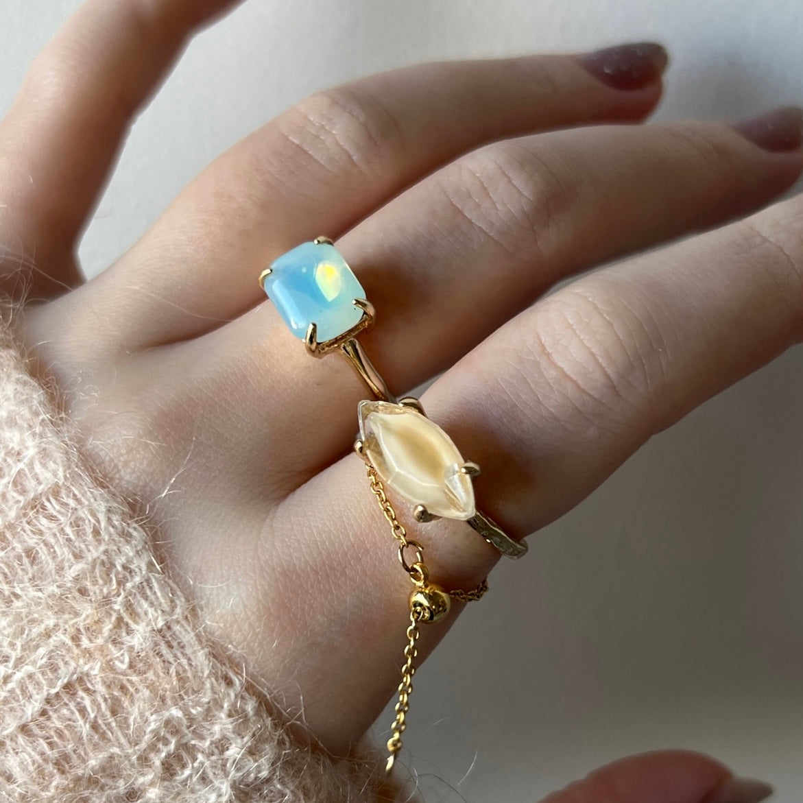 04. [ yellow ] gem MARQUISE gold