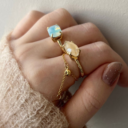 04. [ yellow ] gem MARQUISE gold