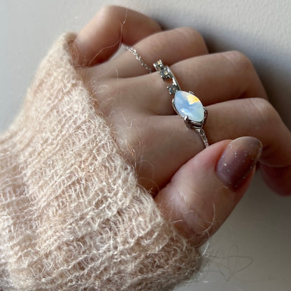 03. [ opal ] gem MARQUISE gold