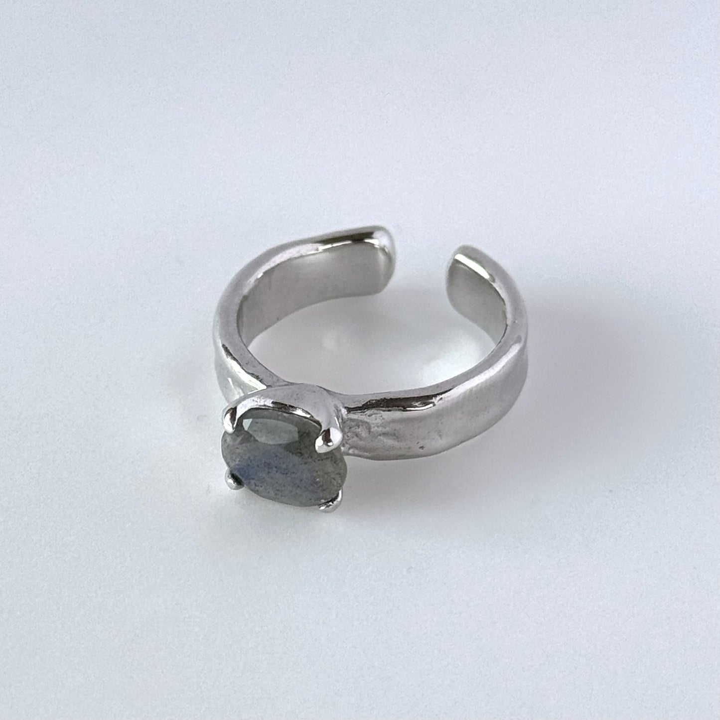 [ labradorite ] um silver ring [ free size ]