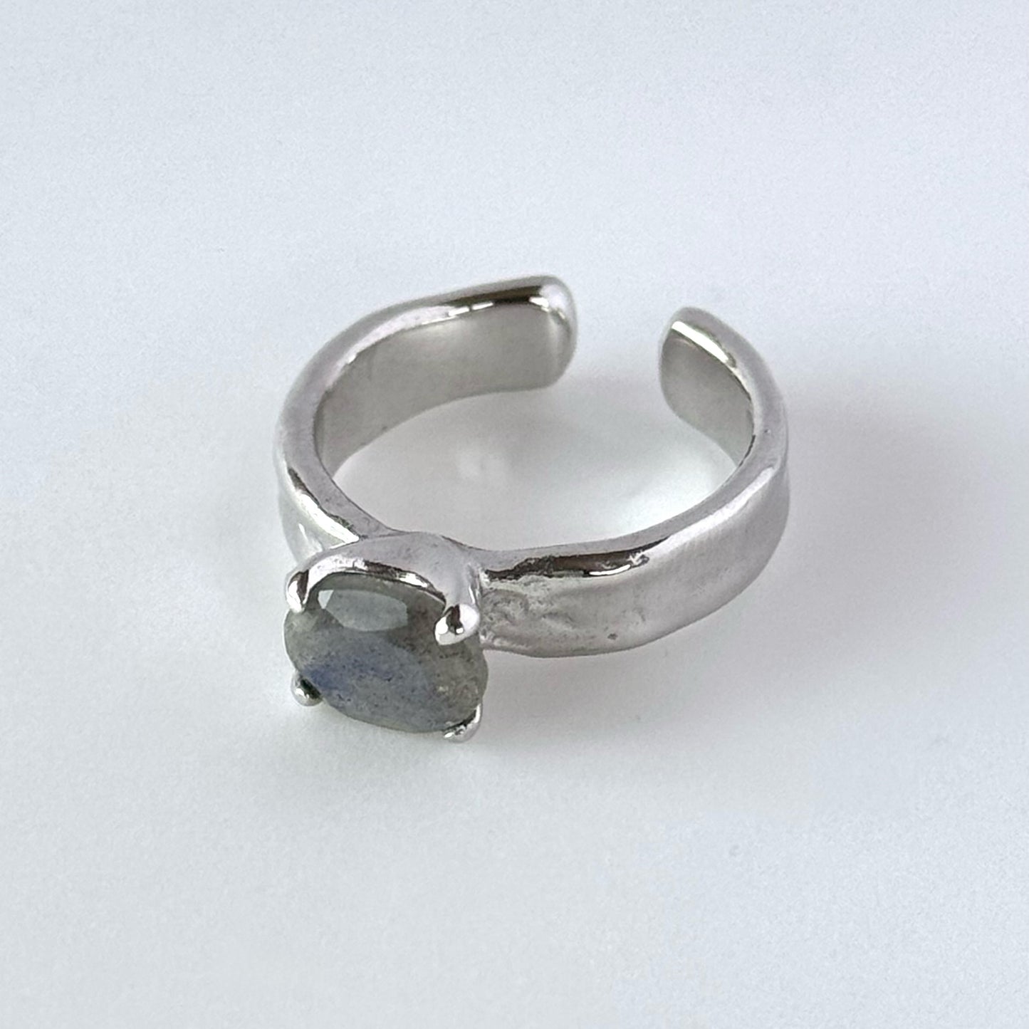 [ labradorite ] um silver ring [ free size ]