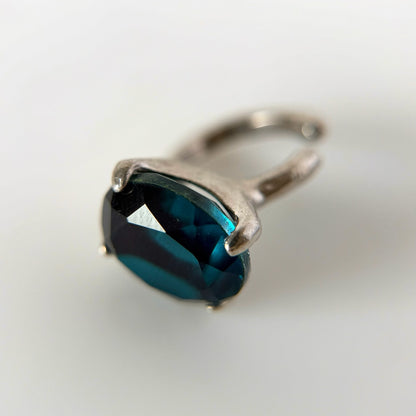 [ indigo quartz ] GEM ear cuff silver