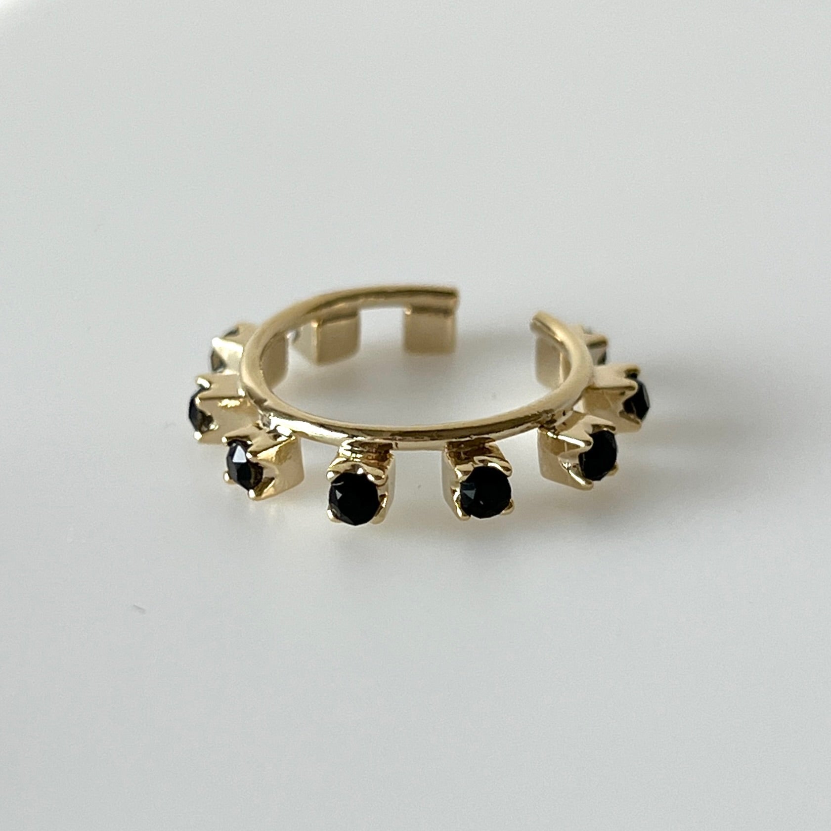 POMUM twinkle ring ゴールド　9号　オニキス gold ] twinkle ring [ free size ] – POMUM&ARTS