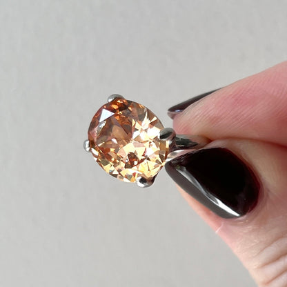 [ champagne ] GEM ear cuff silver