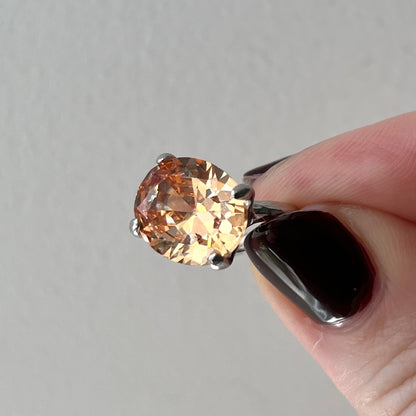 [ champagne ] GEM ear cuff silver