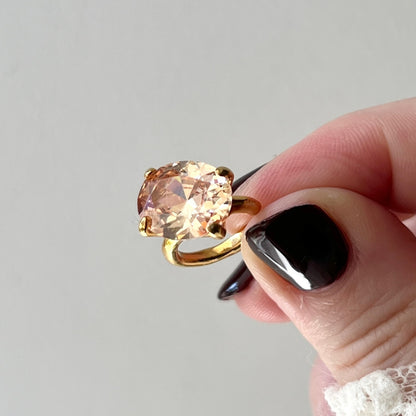 [ champagne ] GEM ear cuff gold