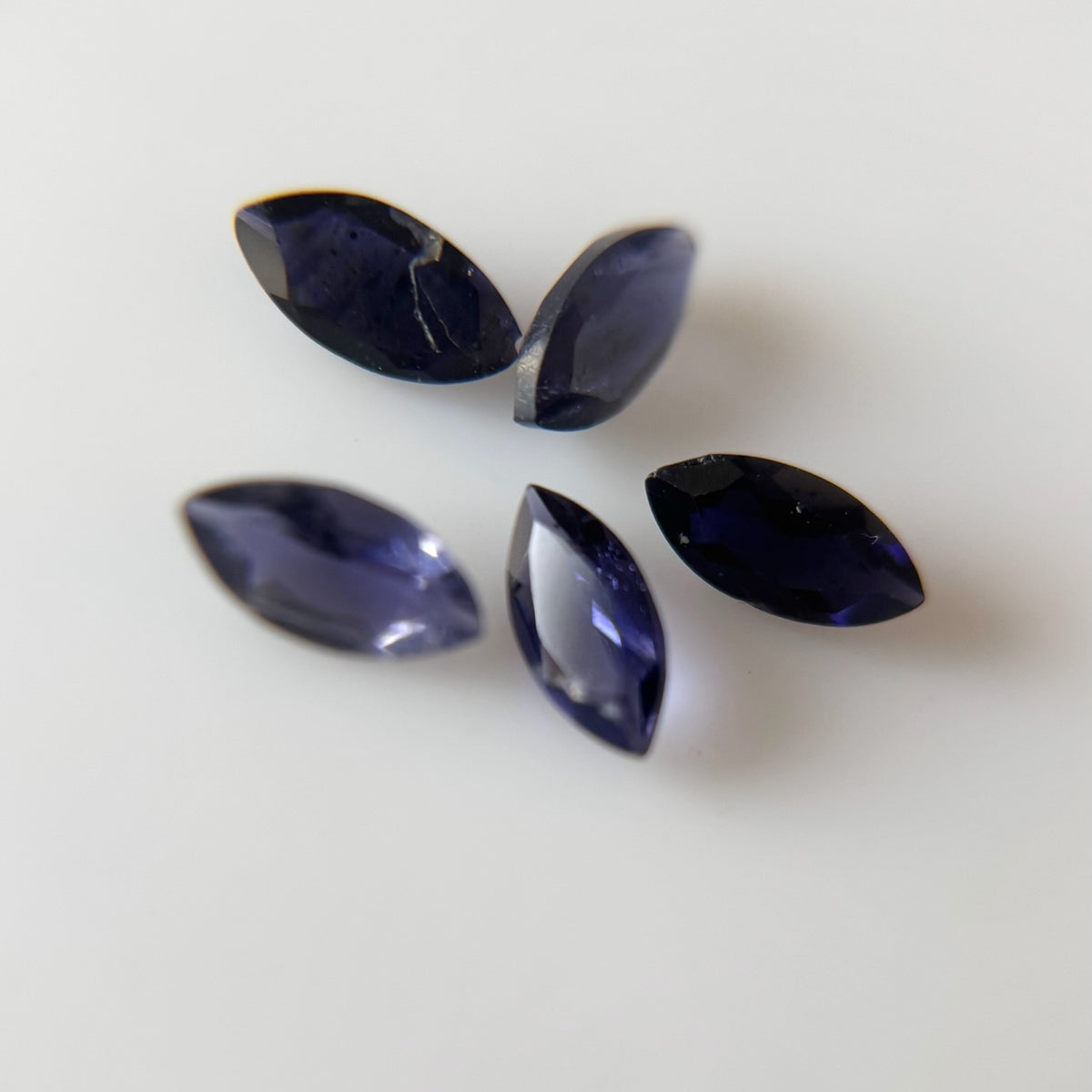 [ iolite ] marquis stone silver