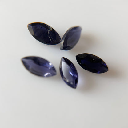 [ iolite ] marquis stone silver