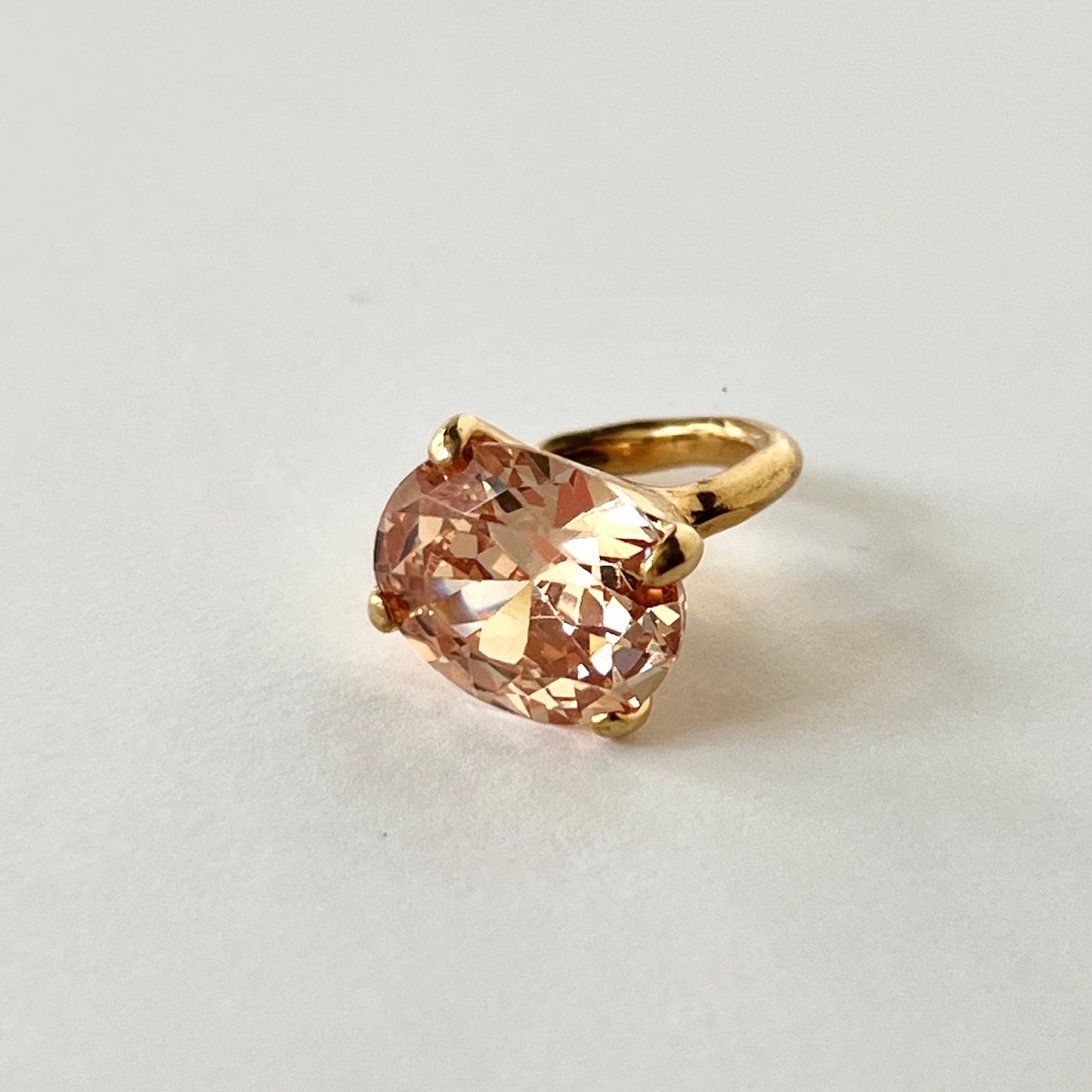 [ champagne ] GEM ear cuff gold