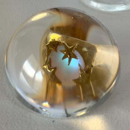 [ frost peach ] twinkle ring gold