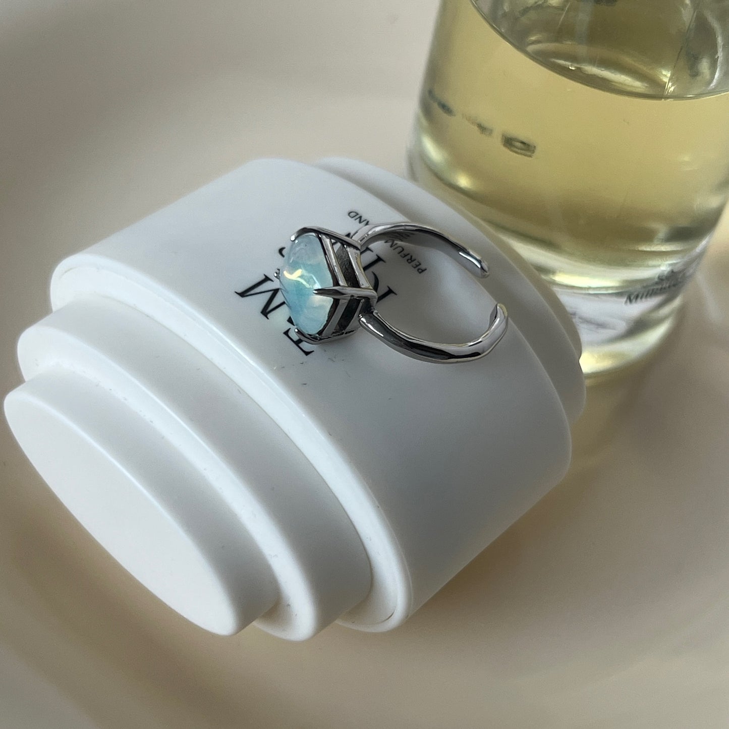 [ opal ] gem OCTAGON silver