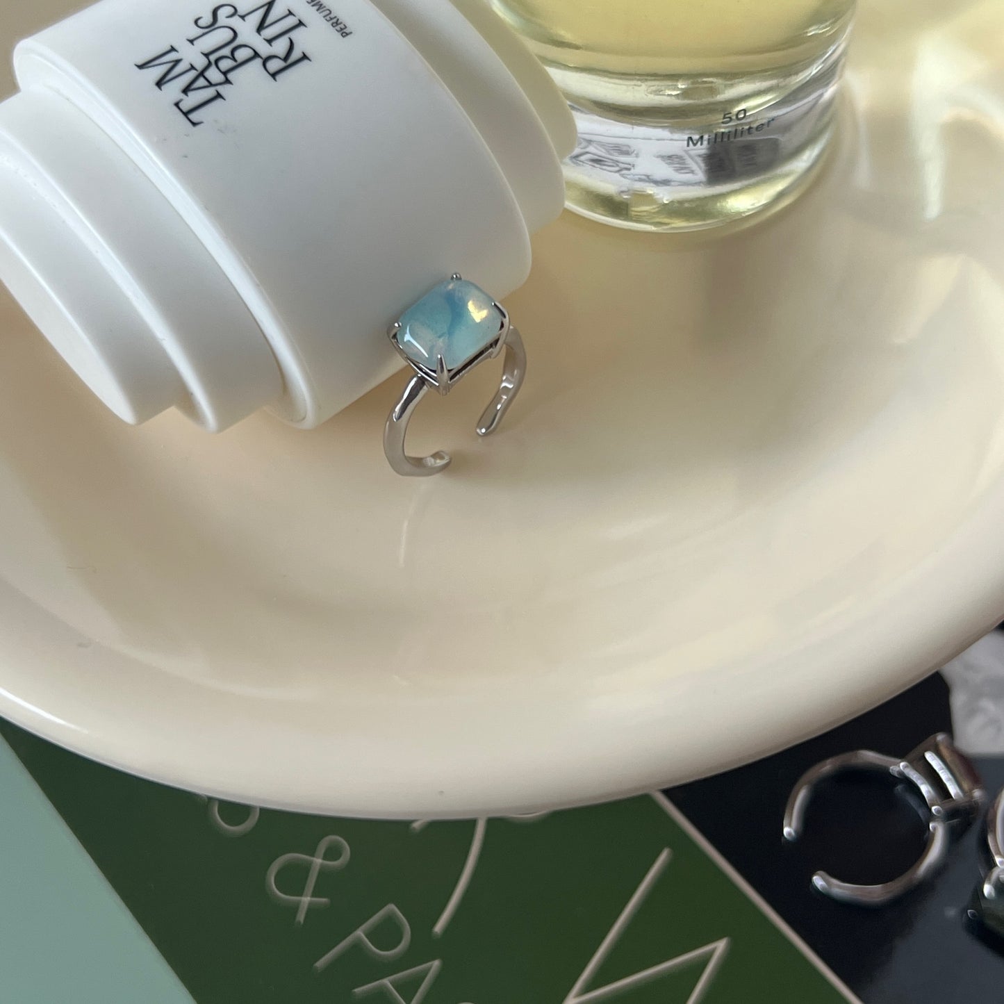 [ opal ] gem OCTAGON silver