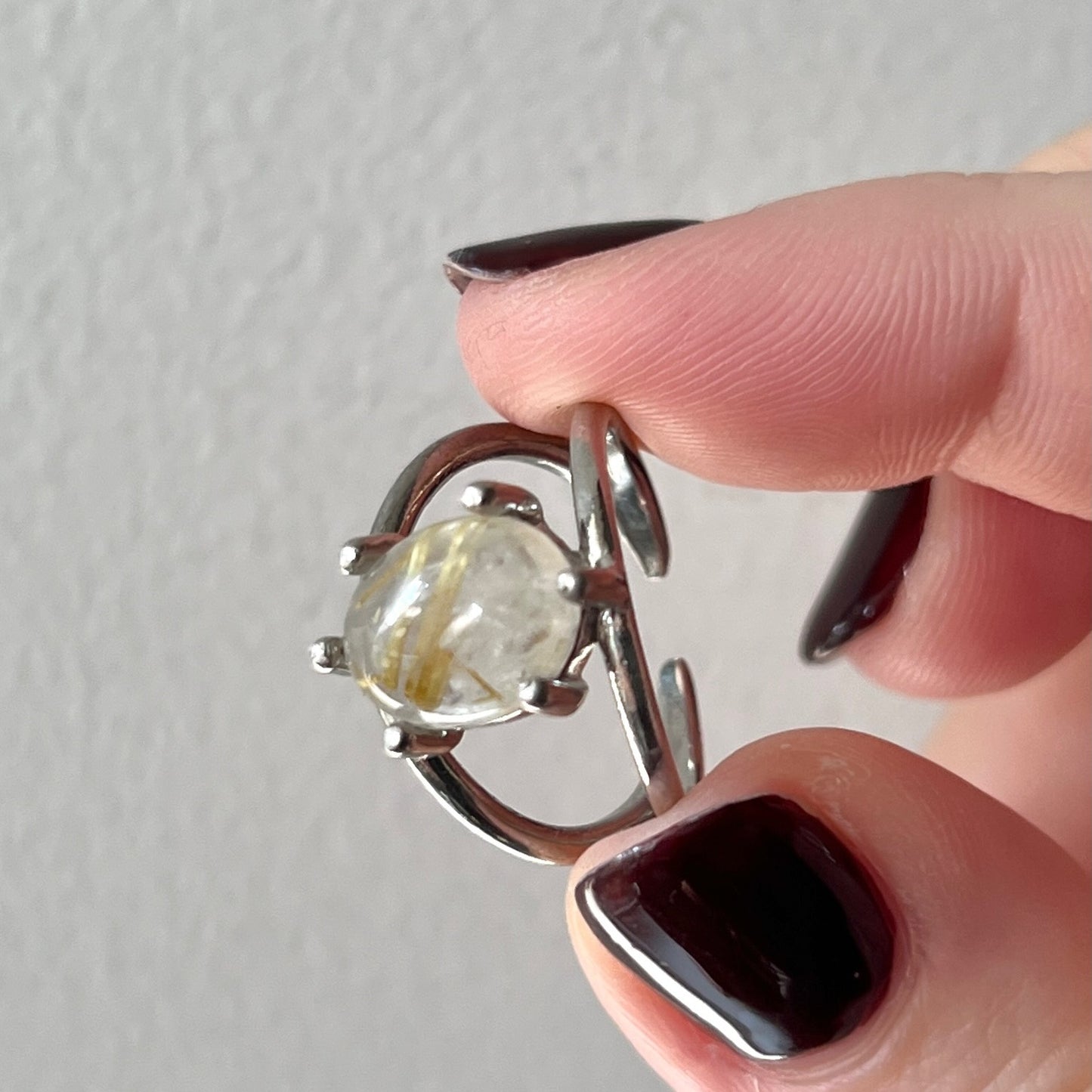 [ rutile quartz ] double silver