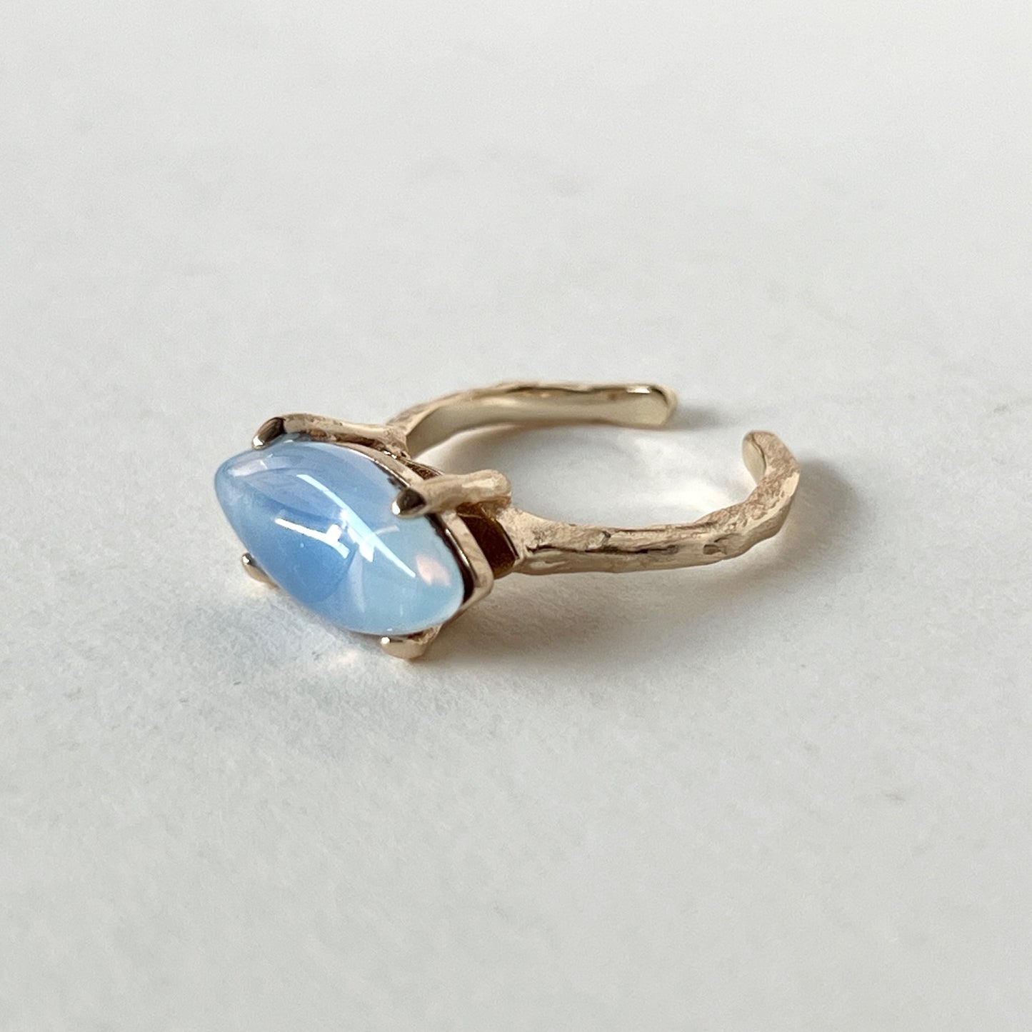 03. [ opal ] gem MARQUISE gold [ free size ]