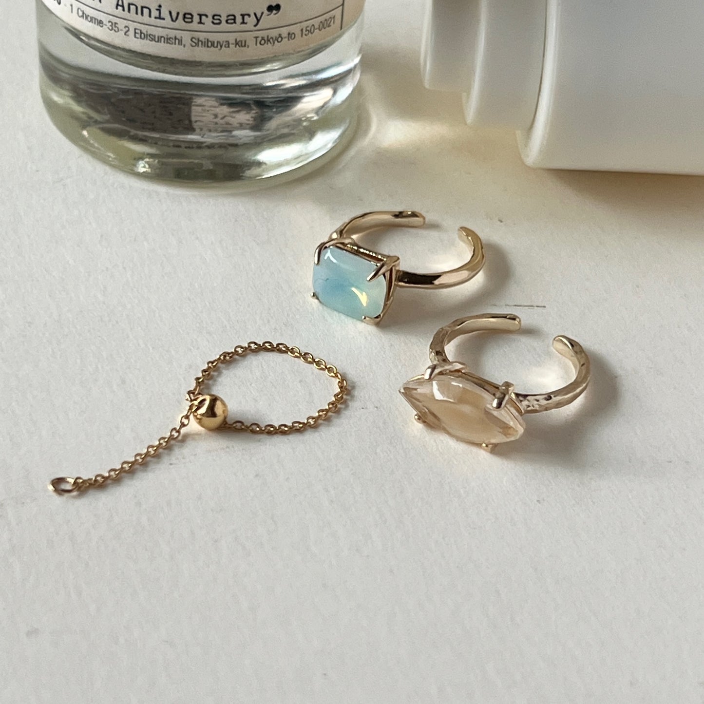 [ opal ] gem OCTAGON gold