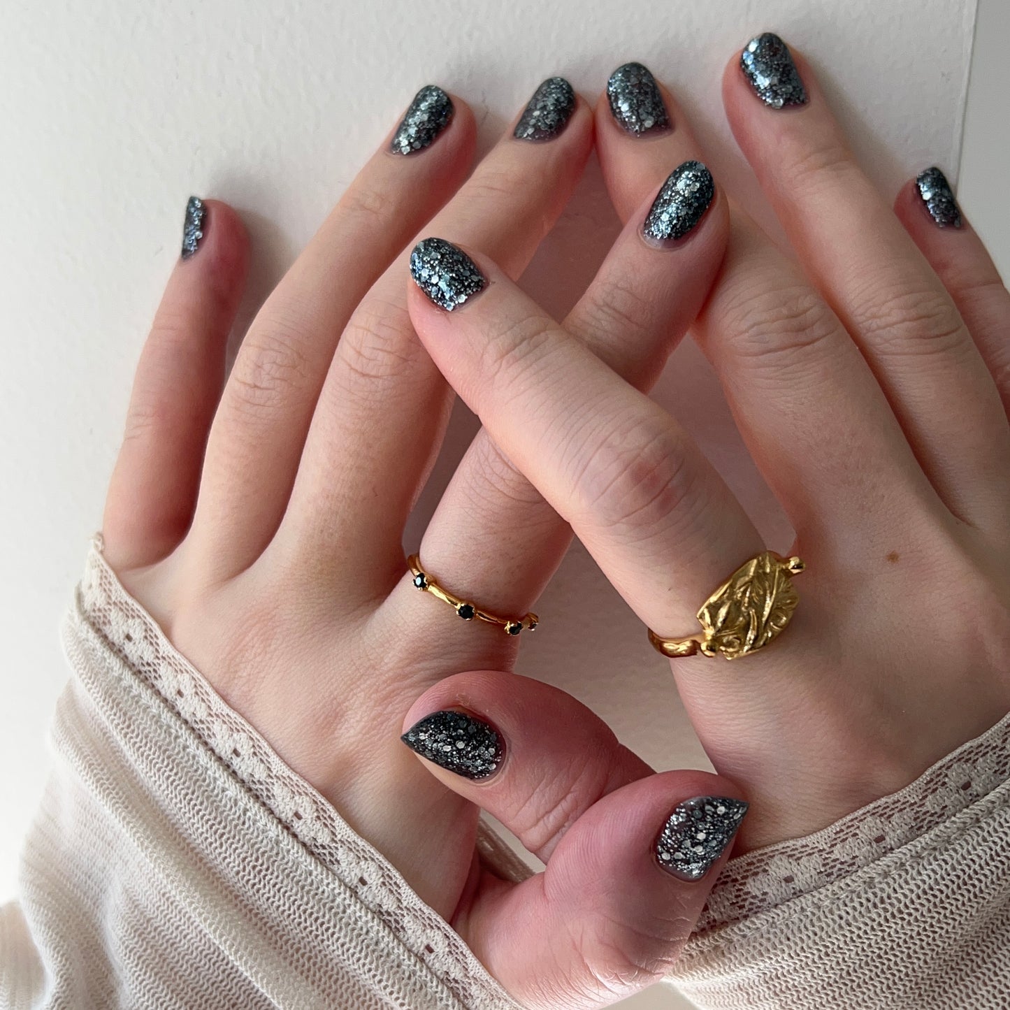 [ gold ] sculpture ring [ free size ]