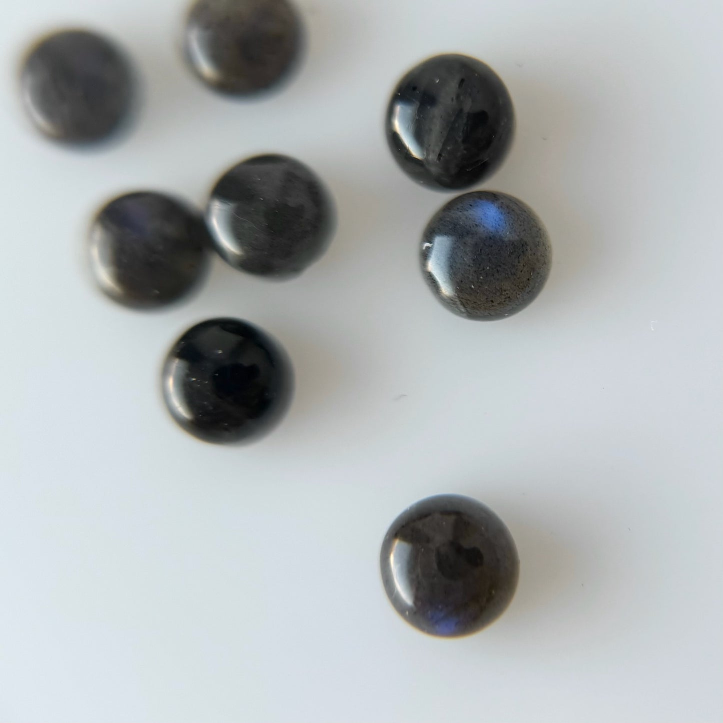 [ labradorite ] nuanced mesh silver [ free size ]