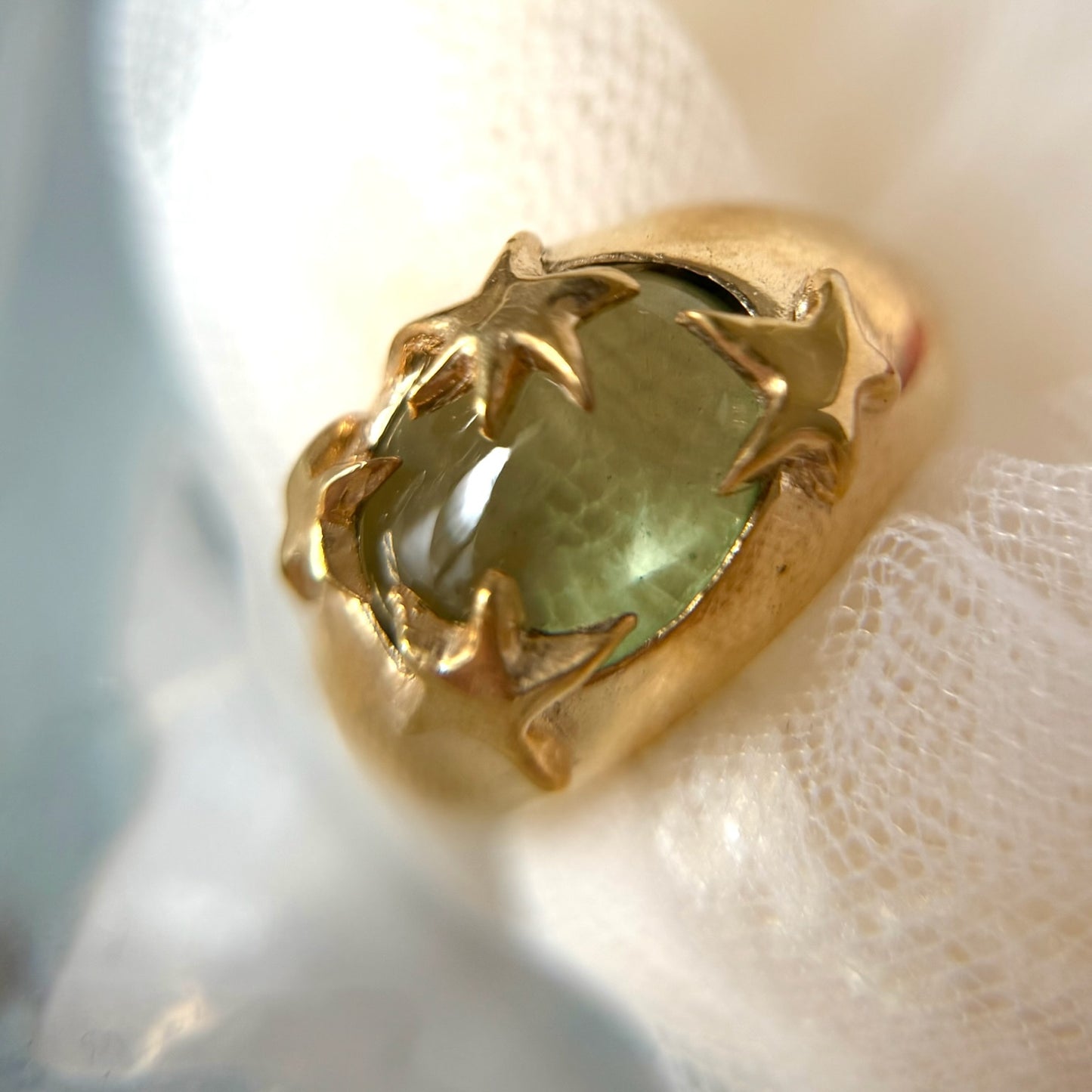 [ light green ] twinkle ring gold
