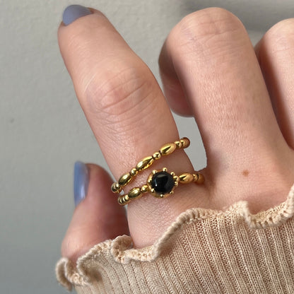 [ blue labradorite ] sirius gold [ free size ]